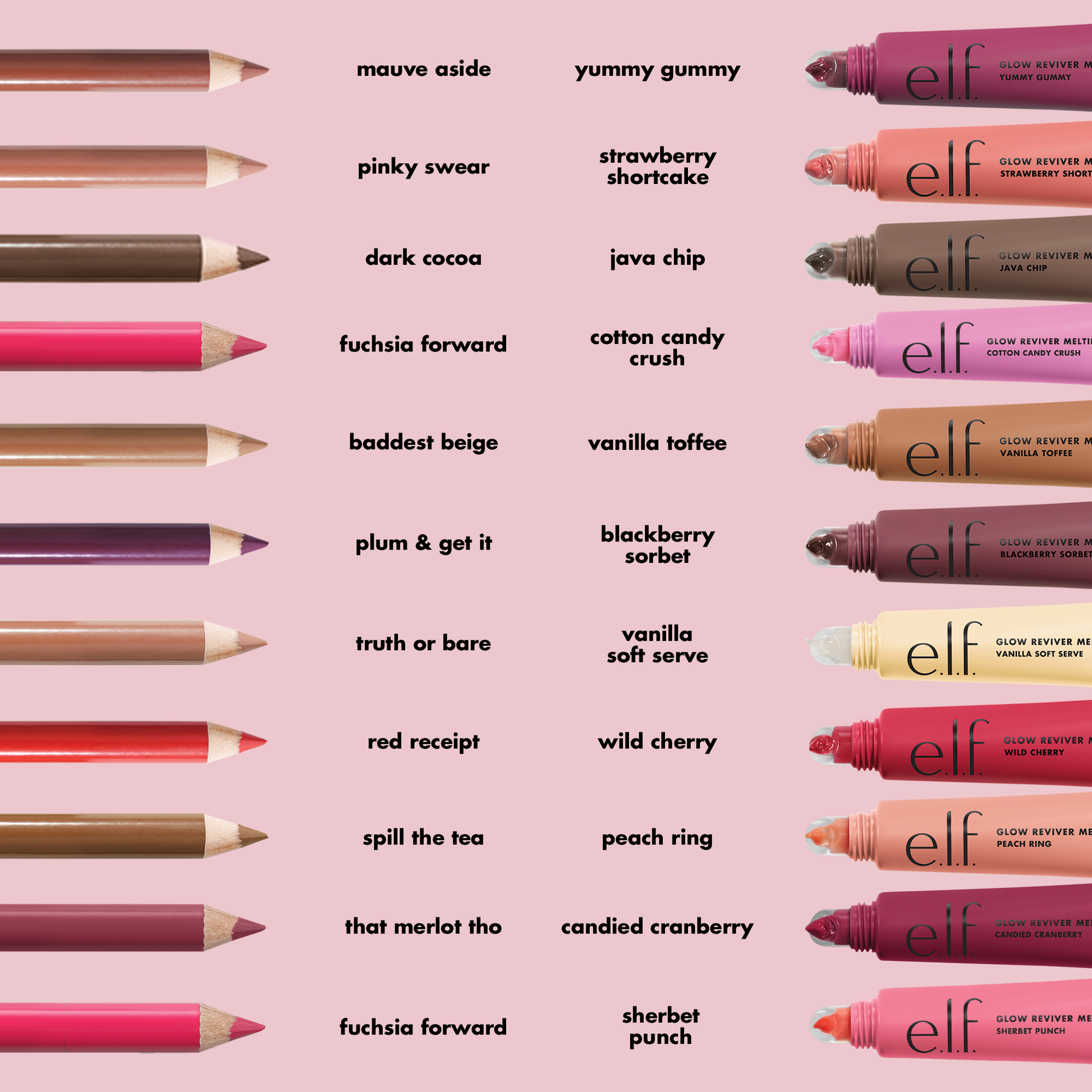 Pair Cream Glide Lip Liner with Complimentary Shade of Glow Reviver Lip Balm