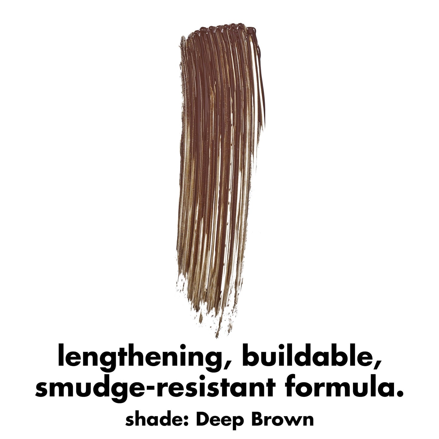 Deep Brown Lash Extender Tubing Mascara Swatch