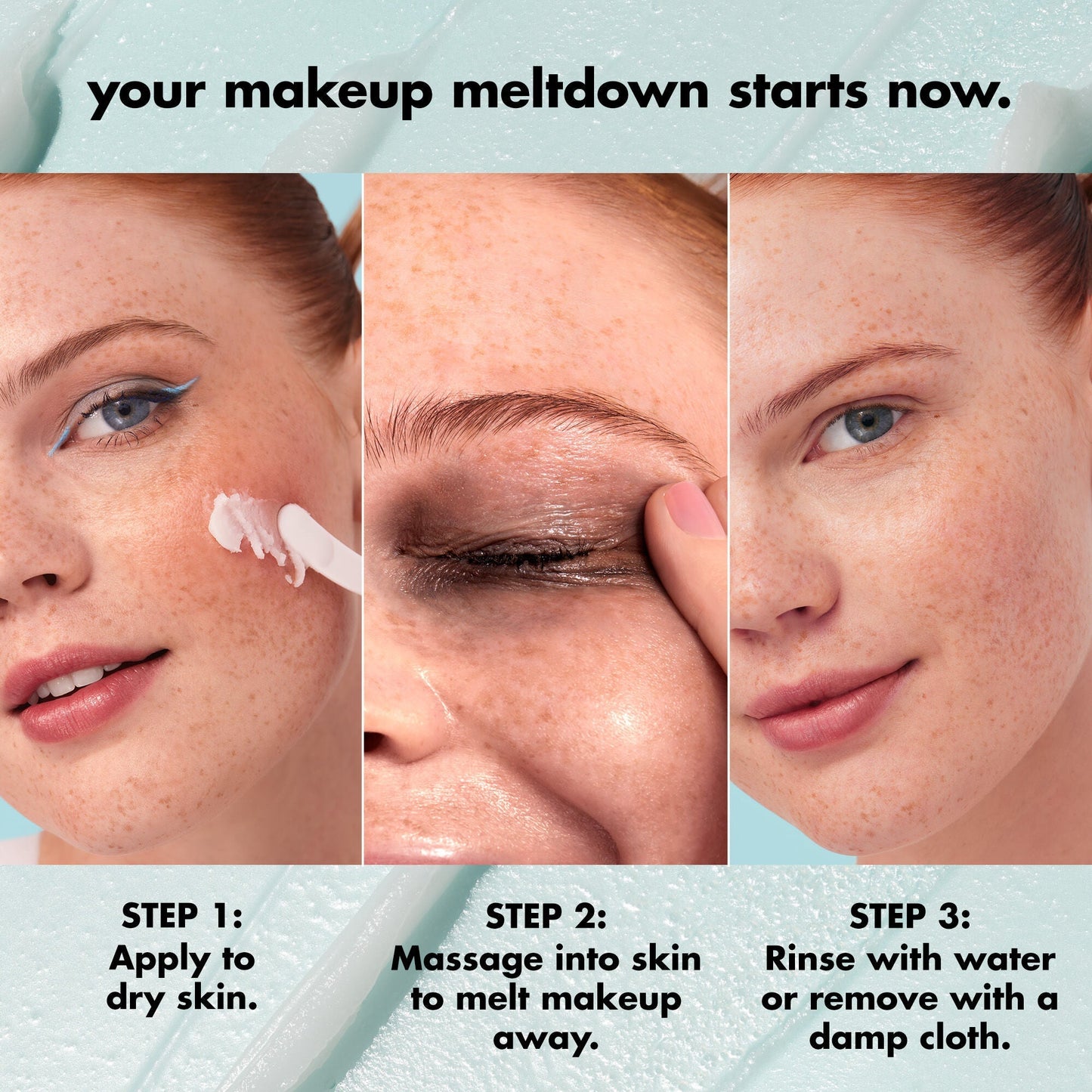 Step-by-step guide on removing makeup using cleansing balm