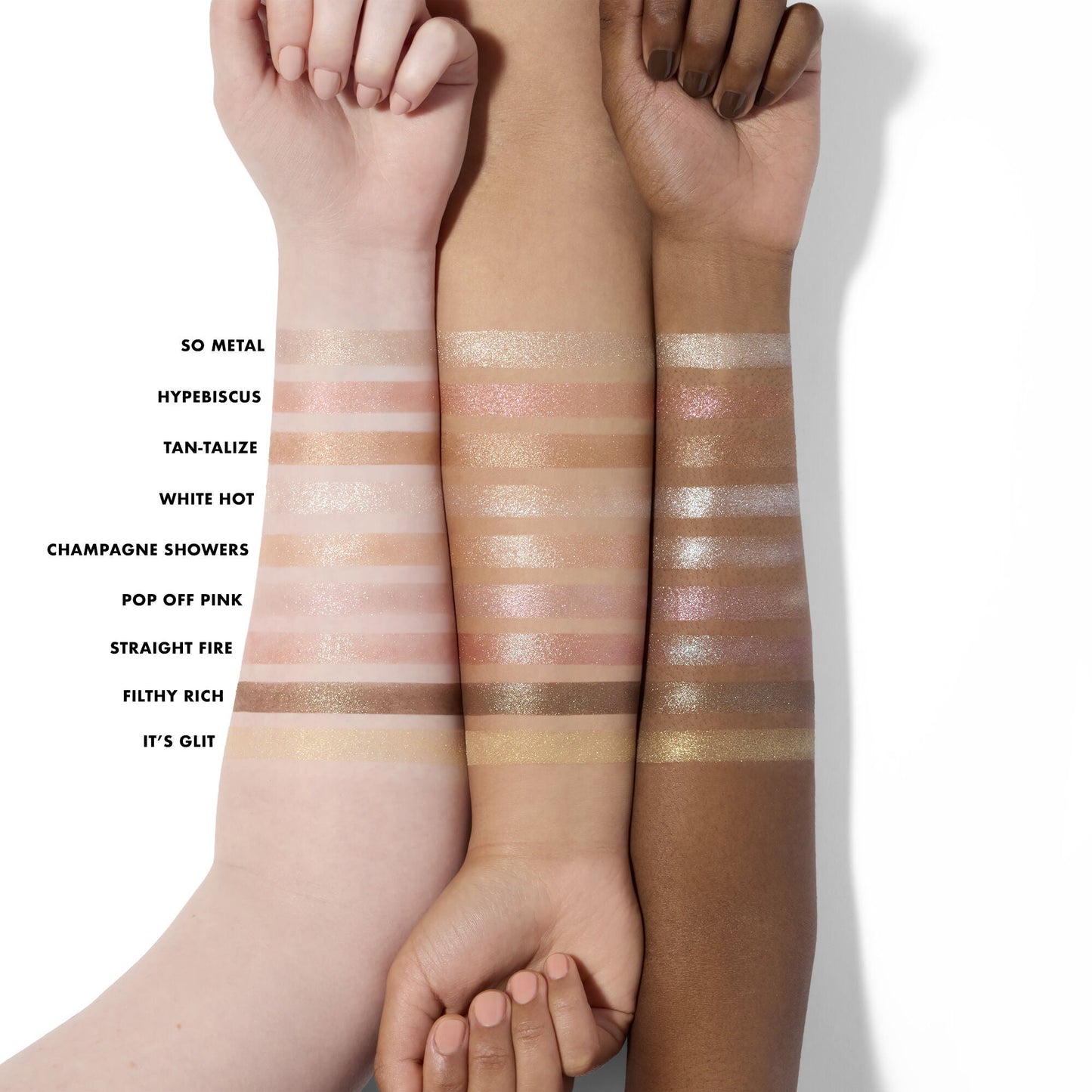 Fine As Fleck Glitter Eyeshadow Arm Swatches